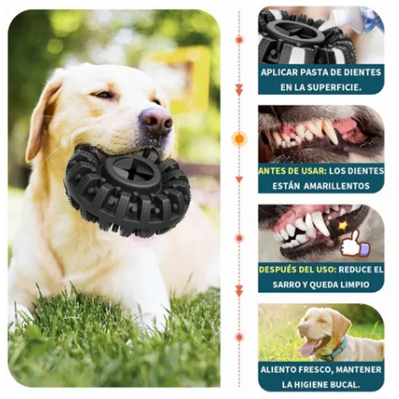 Tires Dog Chew Toy Bite Resistant Teeth Grinding Dog Tire