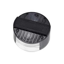 Rücklichtkappe rund, Rauchgrau, Ø120mm mit KZB - für Simson S50, S51, S70, S53, S83, KR51/2 Schwalbe, SR50, SR80