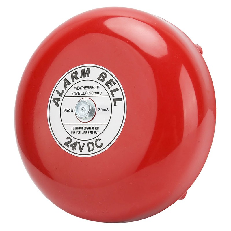 6 Inches Carbon Steel Internal Strike Type Electric Bell 95db