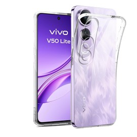 MEMELOKA Case for Vivo V50 Lite 5G/Vivo V50 Lite 4G, Ultra Thin Transparent Anti-Yellowing Soft TPU Protective Case [Anti-Scratch] [Anti-Fingerprint]