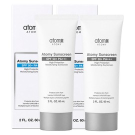Atomy Sun Cream White 60ml 2 x SPF50+ 애터미 선크림 화이트 60ml 2개 SPF50+