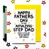Fathers Day Card Stepdad, Step Dad Father's Day Card From