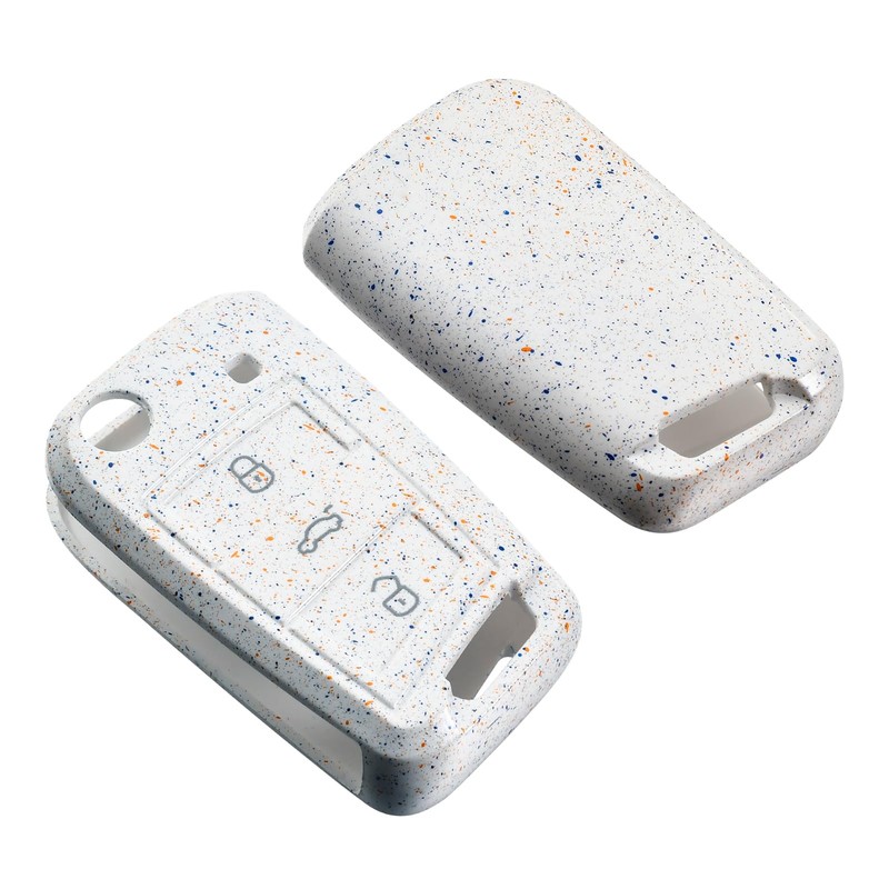 OFFCURVE Key Cover, Car Key Case Fits VW Volkswagen Golf