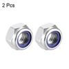 sourcing map Hex Lock Nuts - M14 x 2mm Stainless