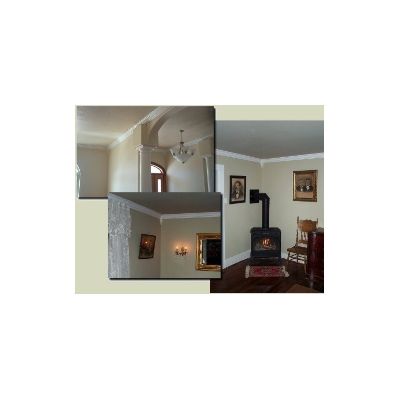 Package of 4 Crown Molding Corner Inside Block Fits 3-3