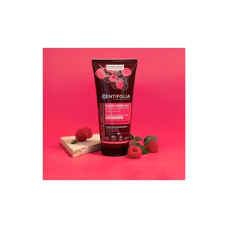 Centifolia Baume Après-Shampooing Framboise et Amande Douce 200ml Bio