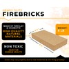 GIRtech USM-2 Heavy Duty Firebricks 2-Pack Fireclay, Chamotte 3000F US