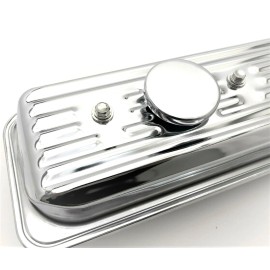 SP 1987-00 SB Chevy Vortec GMC 305 5.0L 350 5.7L Valve Covers Center Bolt Chrome