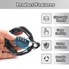 Steel Vinyl Coated Safety Cable Lock with Double Loop -