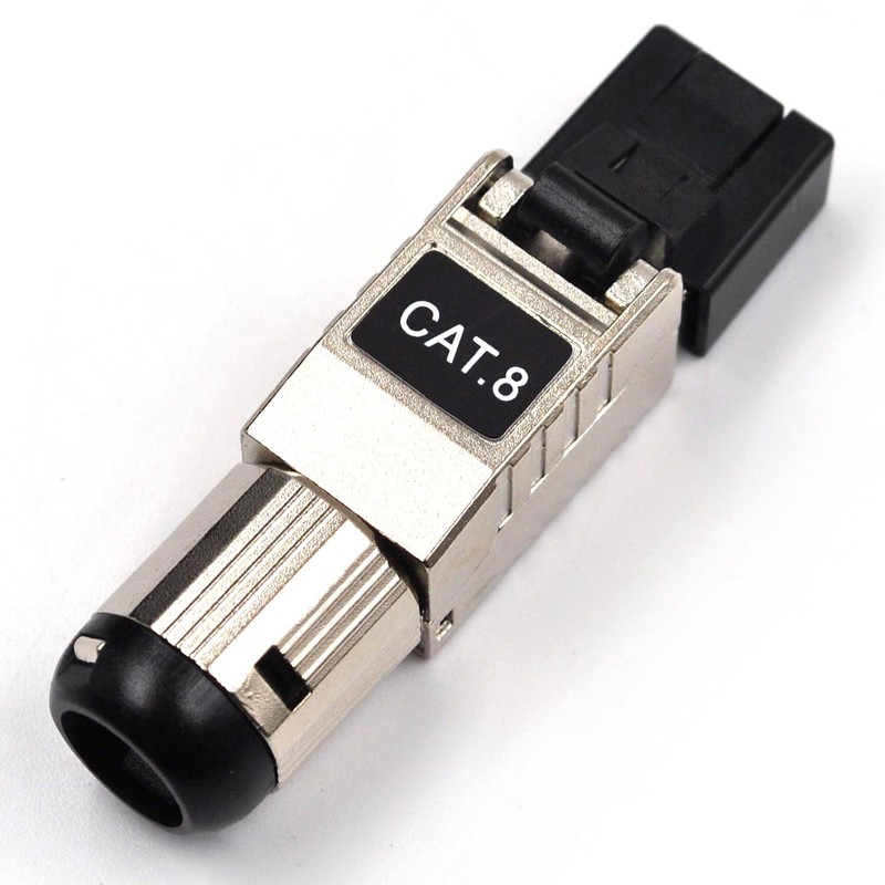 Itvexeme RJ45 Connectors Tool Free Cat8, Cat8 Field Termination Plug