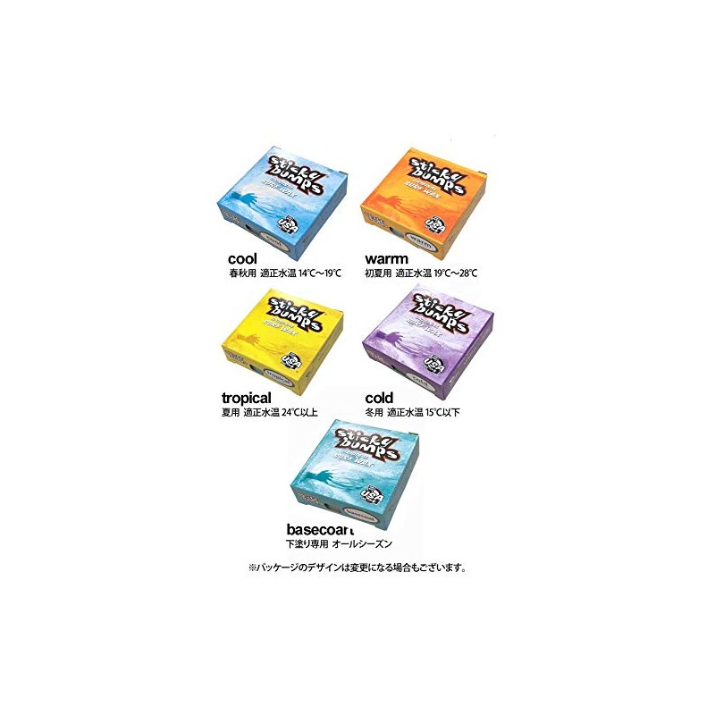 Sticky Bumps Set of 4 sutexikki-banpusu Surf Wax/sa-hubo-dowakkusu Surf Board