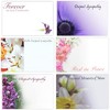 celloexpress Forever in Our Thoughts (Purple Lily) Flower Message Cards
