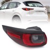 Huray Left LED Outer Tail Light Assembly Fit for Mazda