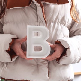 Coffeezone Ceramic Small Letter Dish & Plates for Candy/Nuts Ideas, Wedding Party Decor (Letter B)