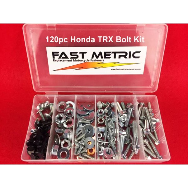 Honda FAST METRIC 120pc Bolt Kit TRX400EX 250EX 250X ATV