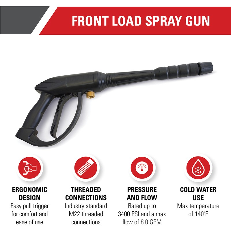 Simpson Cleaning 80147 Universal Pressure Washer Gun for Cold Water