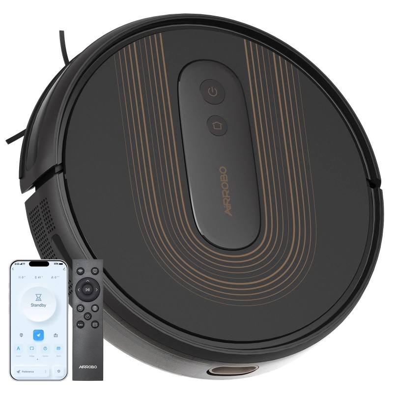AIRROBO Robotic Robot Vacuum Cleaner 2800Pa Self-Charging Smart Mapping