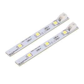 2Pcs Refrigerator LED Light Board White Eyes Friendly Freezer LED Light Strip for Electrolux BCD SL300LED001 DC12V