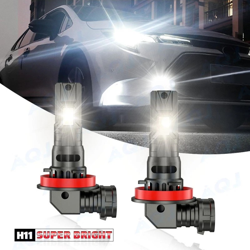 AQJ For Honda Ridgeline 2017-2022 Front 6500K LED Headlights Bulbs