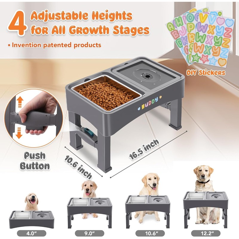 Decflow 1PCS Slow Feeder Dog Food Bowls for Medium Large