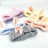 Microfiber Rabbit Headband Headband Pink 7ea
