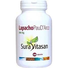 Lapacho Pau D'Arco 100 cápsulas de 500 mg de Sura Vitasan