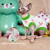 PUMYPOREITY Sphynx Cat Clothes, Stretchy Sweater, Soft Shirt, Pullover Pajamas,