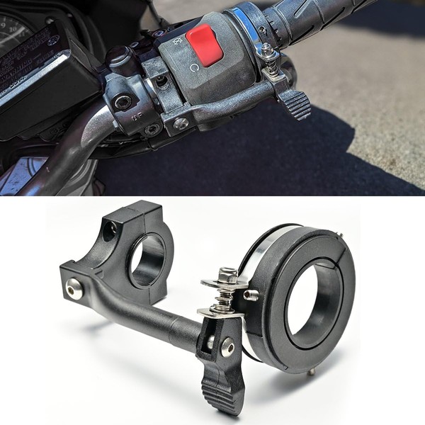 BILLFARO Universal Throttle Lock,Motorcycle Cruise Control Throttle Assist Clamp Handlebar