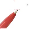 ZOFAX Clicky 50 x 0.7mm RED Retractable Fine Ballpoint Pens