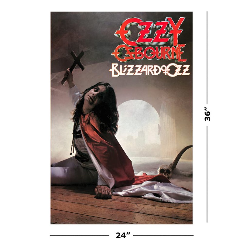 Ozzy Osbourne - Music Poster (Blizzard Of Ozz) (Size: 24"