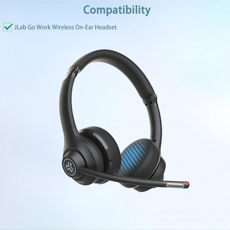 HAIZEEN Ear Pads Compatible with JLab Go Work Wireless On-Ear