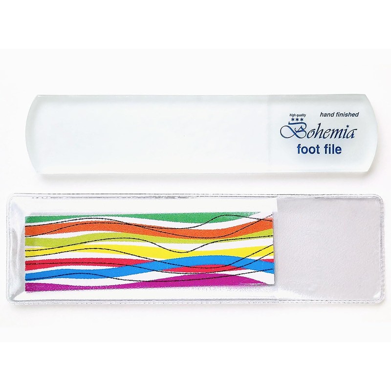 1 p Czech Glass foot (pedicure) file 160/6mm-PROFI/Bohemia Glass Nail