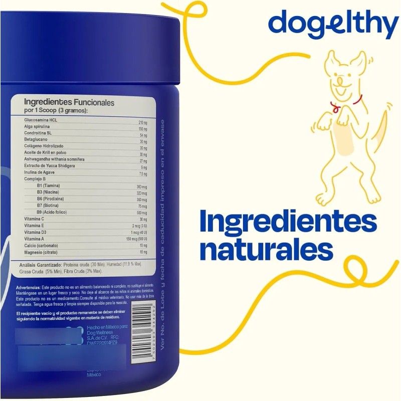 Dogelthy Pack De 2 Multivitamínicos 20 En 1 Para Perros