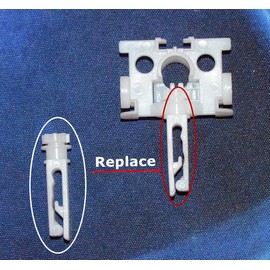 APUXON 20pcs Vertical Blind Stem Replacement - White Stems for Vertical Blinds - Curtain Accessories