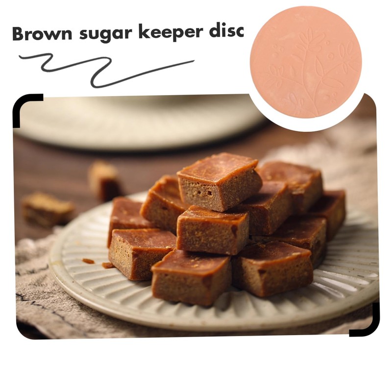 Alipis Bread Warmer Stone Sugar Softener Discs 4 Pack Terracotta