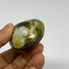93.6g, 2.4"x1.8"x1.1" Natural Untreated Green Opal Palm-Stone Crystal Polished Galet