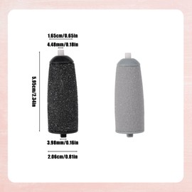 9pcs Pedicure Tool Replacement Head Rollers, 4 Fine Sand and 5 Rough Coarse Sand Electric Feet Foot Grinder Replacement Compatible with Flawless Pedi Haootadiy ZABOUL