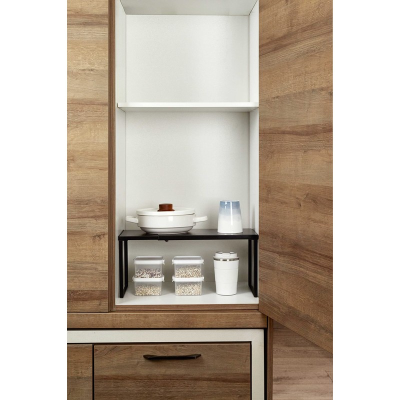 Nxconsu Cabinet Shelf Expandable Organizer Riser Rack for Kitchen Pantry