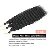 Herkeymidy Ocean Wave Crochet Hair 3 Packs 22 Inch Deep