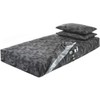 Technical Precision Replacement for Freightliner FLD120 Year 2004 42 X 80 X 7.5 INCH Gray Camouflage Bed Sheet Set