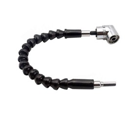 Angle Drill Bit SENRISE 105 Degree Right Angle Drill Attachment 1/4inch Hex Magnetic Bit Socket with Flexible Flexible Soft Shaft Power Bit Drill Extension for Drill or Screwdriver