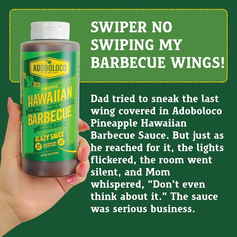 Adoboloco Pineapple Hawaiian Barbecue Sauce - Gluten Free