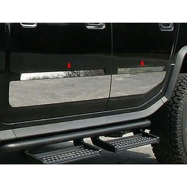 Upgrade Your Auto 4pc. Luxury FX Chrome Door Insert Trim for Hummer H2 2003-2009