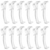12 Pieces Valance Clips for Blind Clear Plastic Blinds Clips
