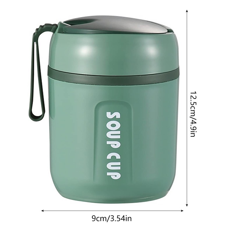 Fulasun Insulated Food Flask - 16oz/480ML Stainless Steel Jar Vacuum