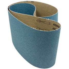 Benchmark Abrasives 6 x 48 Inch Sanding Belts with Zirconia Grains, Sand Paper for Metal Grinding, Sanding, Knife Polishing, Surface Blending Belt Sander Paper Belt for Woodworking (2 Pack), 80 Grit