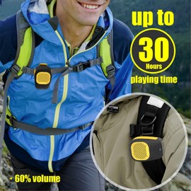 Peakloong WS-1 New Wearable Wireless Bluetooth Speakers Portable Outdoor Work Sports Audio with Magnetic Clip