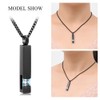 XSMZB Crystal Cremation Urn Jewelry Cube Memorial Ashes Necklace Pendant