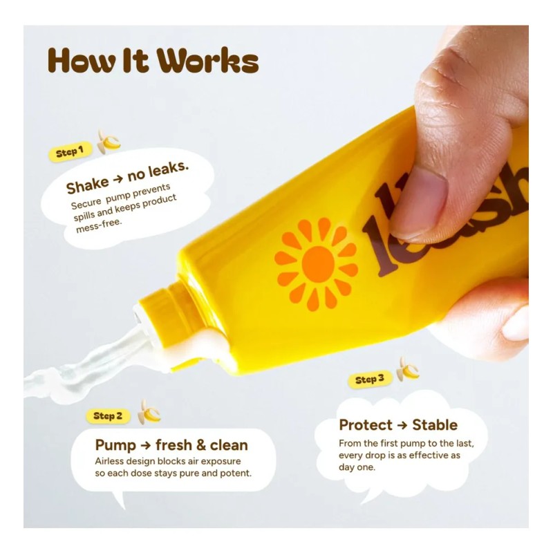 Serum Solar Unleashia Niacinamide Banana Spf Hidratante