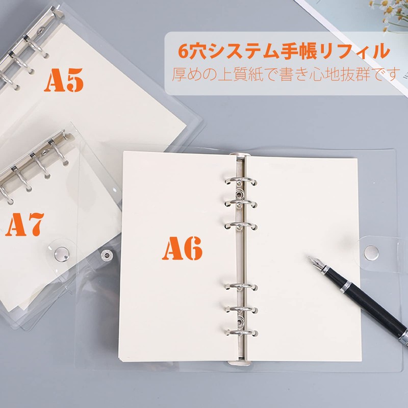Diary Refill, Bible Size, A6, Plain [Set of 4] DY.2ten